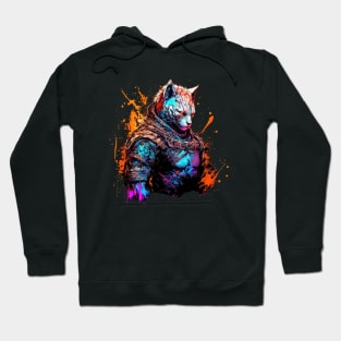 Cyberpunk White Tiger Barbarian Hoodie